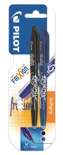 Pilot Sada Roller FriXion Ball 2 ks, 0.7, blister, Čierna, Modrá