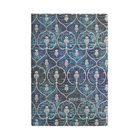 Diár Paperblanks 2022/23 Blue Velvet Mini