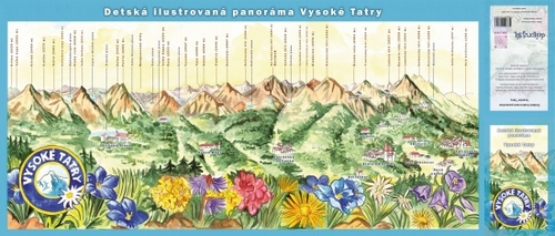 Detská ilustrovaná panoráma Vysoké Tatry - hravá škola - Johana Chrienová,Michal Klaučo