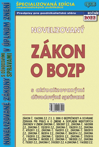 Novelizovaný zákon o BOZP 10/22