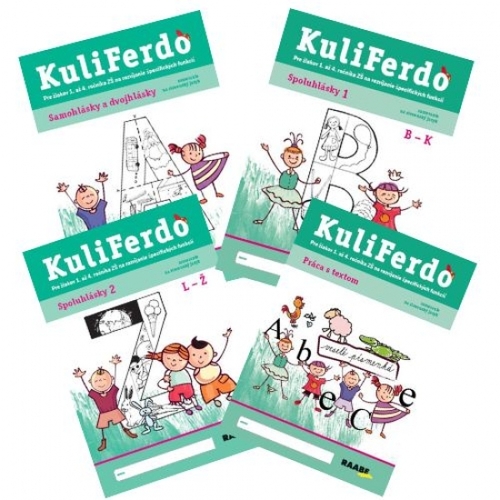Kniha Kuliferdo – Písmenká (komplet)