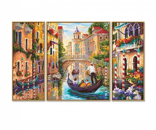 Maľovanie podľa čísel Benátky (50x80 cm) Schipper