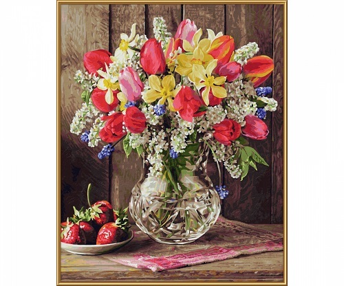 Maľovanie podľa čísel Pozdrav z farmárskej záhrady (40x50 cm) Schipper