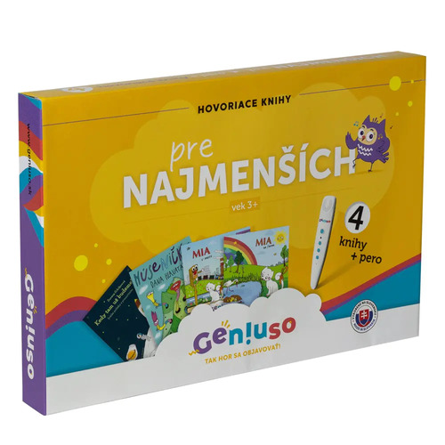 Geniuso: Balíček pre najmenších (4 hovoriace knihy + pero)