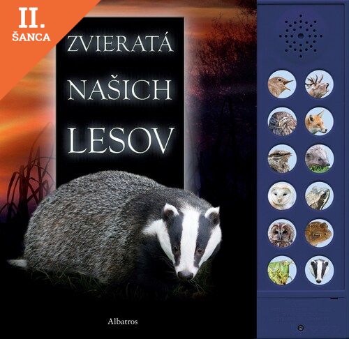 Lacná kniha Zvieratá našich lesov, 2. vydanie
