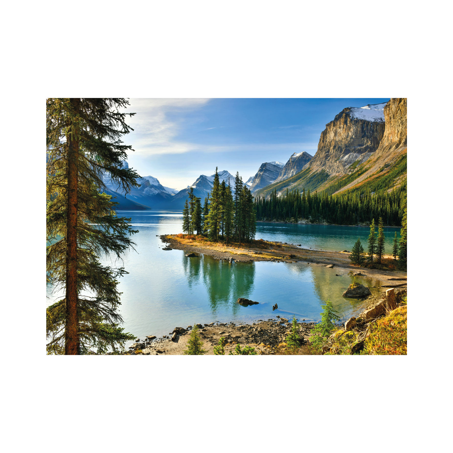 Puzzle Jazero Maligne 1000 Dino