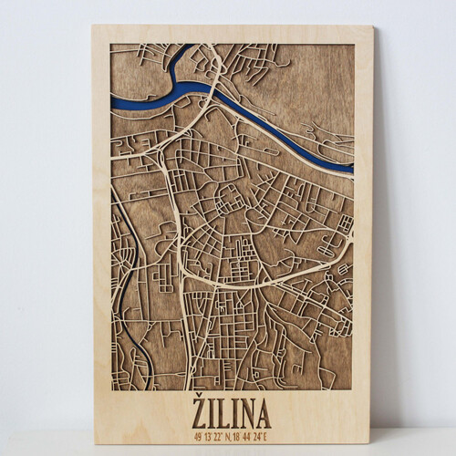 Interess 3D mapa mesta Žilina (20 x 30 cm)