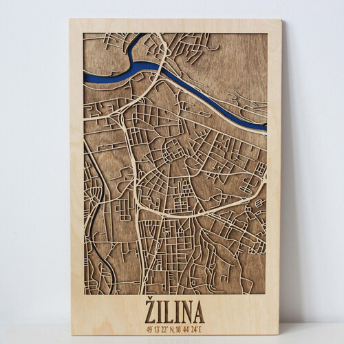 Kniha Interess 3D mapa mesta Žilina (45 x 30 cm)