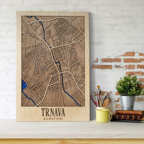 Interess 3D mapa mesta Trnava (20 x 30 cm)