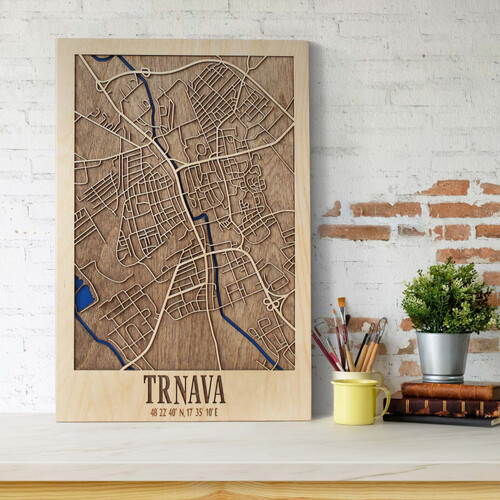 Kniha Interess 3D mapa mesta Trnava (20 x 30 cm)
