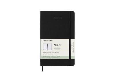 Diár MOLESKINE 18m 2022-2023 týždenný tvrdý čiernyL