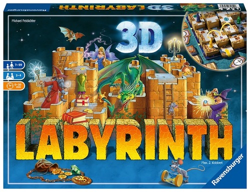 Kniha Ravensburger Hra Labyrinth 3D Ravensburger