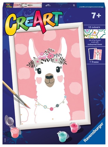 Kniha Ravensburger CreArt Lama, žiadna dráma Ravensburger