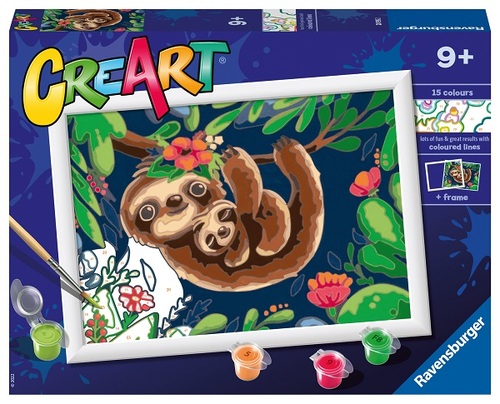 Kniha Ravensburger CreArt Roztomilí leňochodi Ravensburger