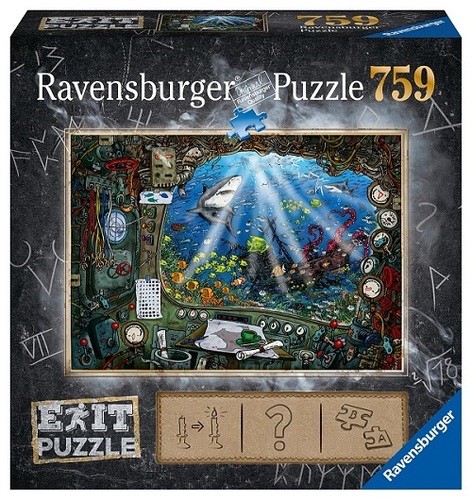 Kniha Ravensburger Exit Puzzle: Ponorka 759 Ravensburger