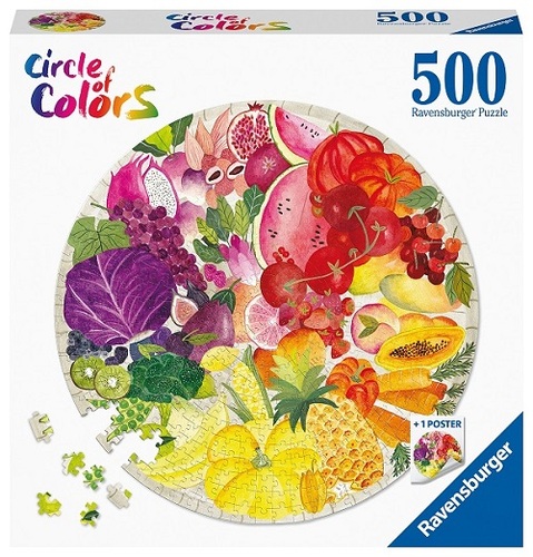 Kruhové puzzle Ovocie a zelenina 500 Ravensburger