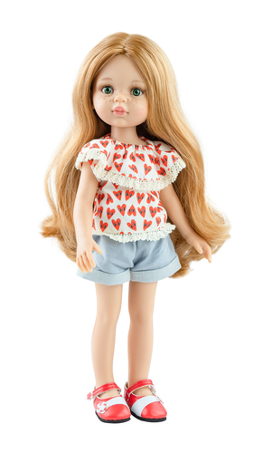 Bábika Las Amigas Dasha v šortkách 32cm