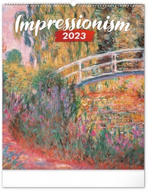 Nástenný kalendár Impresionismus 2023, 48 × 56 cm