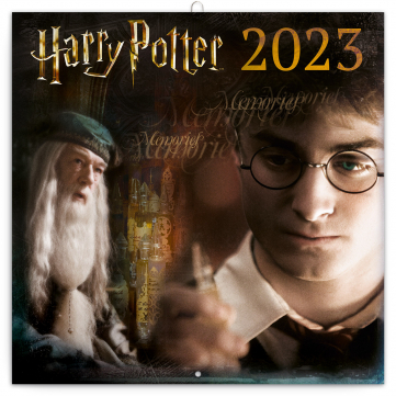 Poznámkový kalendár Harry Potter 2023, 30 × 30 cm