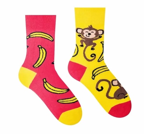HestySocks Detské ponožky Opica HestySocks (veľkosť: 25-29)