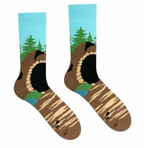 Unisex ponožky Jaskyne HestySocks (veľkosť: 39-42)