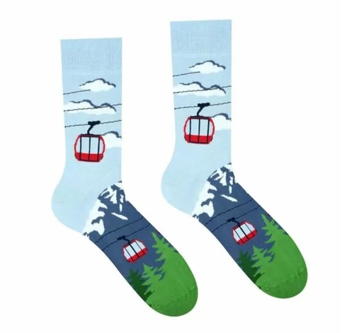 Unisex ponožky Lanovka HestySocks (veľkosť: 35-38)