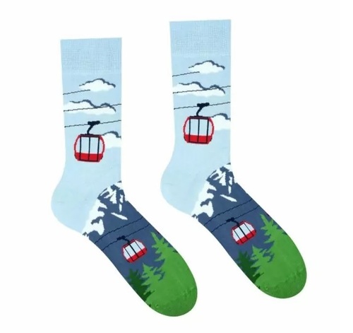 Unisex ponožky Lanovka HestySocks (veľkosť: 39-42)