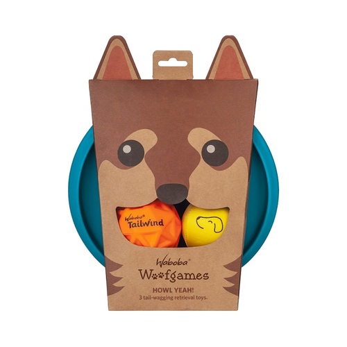 Woofpack - sada troch hračiek pre psíka