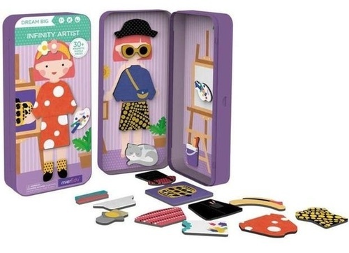 Cestovné magnetické puzzle Umelkyňa