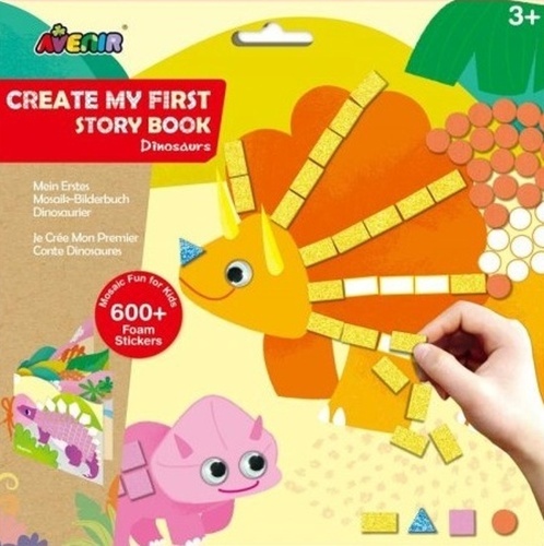 Mozaikový obrázok Dinosaury