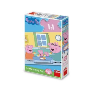 Maxi puzzle Peppa Pig: Obed 24 Dino