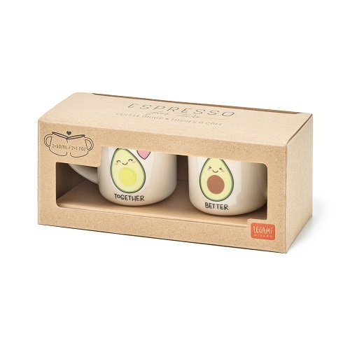 Legami Espresso hrnček pre dvoch Avocado