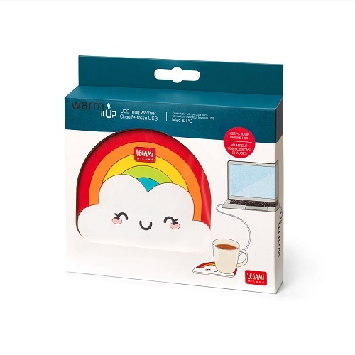 Legami Ohrievač hrnčeka USB Warm it up Rainbow