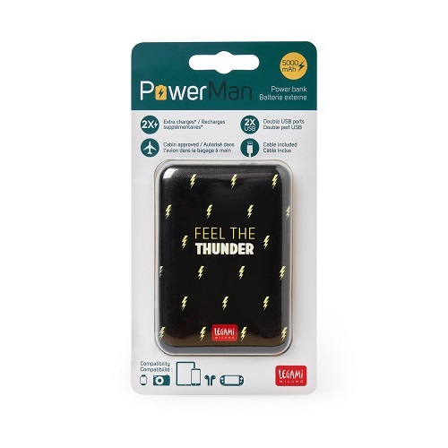Legami Power banka Supercharge 5000 mAh Flash