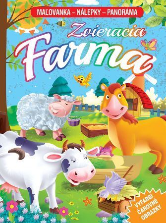 Zvieracia farma (maľovanka - nálepky - panoráma)