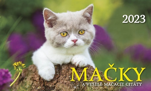 Stolový kalendár Mačky 2023