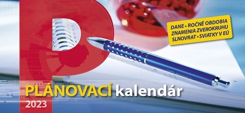 Stolový kalendár Plánovací kalendár 2023