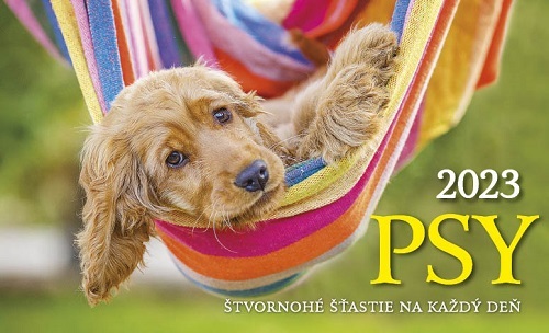 Stolový kalendár Psy 2023