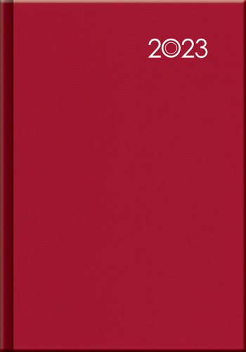 Denný diár A5 – FALCON červený 2023