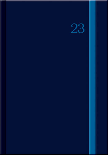 Denný diár A5 – VERTICAL Blue 2023