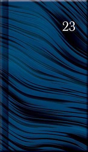 Mini diár A6 – PRINT Blue 2023