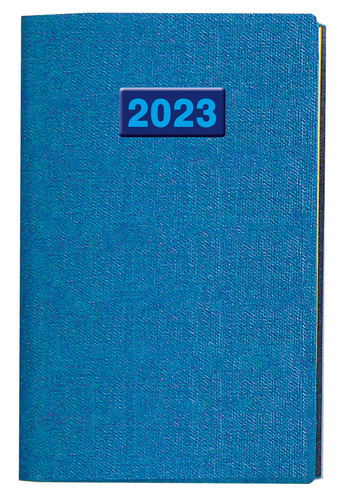 MINI DUO diár – modrý  2023