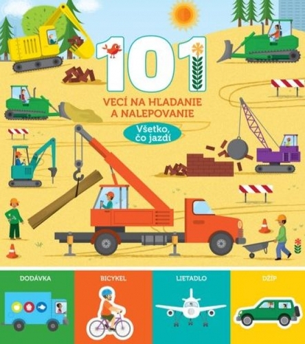 Kniha Všetko, čo jazdí - 101 vecí na hľadanie a nalepovanie