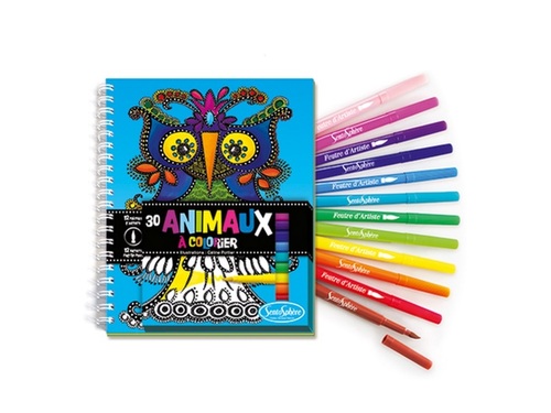 Kniha SentoSphére Set s omaľovánkou Zvieratá a tvory