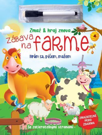 Kniha Zmaž a hraj znova - Zábava na farme