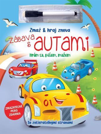 Kniha Zmaž a hraj znova - Zábava s autami