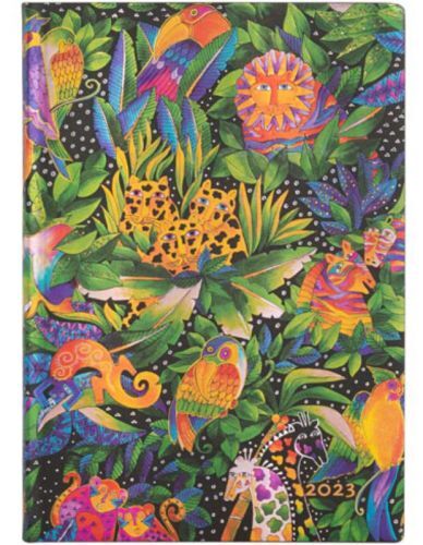Diár Paperblanks 2023 Jungle Song Midi HOR