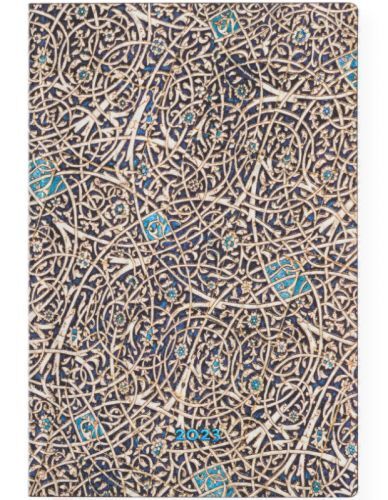 Diár Paperblanks 2023 Granada Turquoise Mini HOR