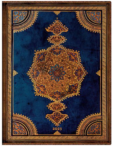 Diár Paperblanks 2023 Safavid Indigo Ultra DAY