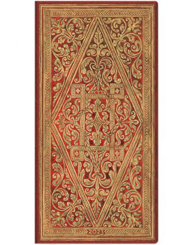 Diár Paperblanks 2023 Golden Pathway Slim HOR
